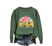Womens Crewneck Oversized Sweatshirts Long Sleeve God Turns Broken Pieces Into Masterpieces. Women's Letter Printed Hatless Casual Off The Shoulder Hoodie Decorative Sweatshirts Women (AG, S)