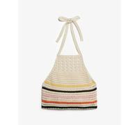 Women's crochet backless tank top Superdry Beige M
