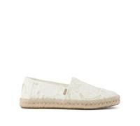 Women's Crochet Floral Print Espadrilles Toms Alpargata Rope 2.0 Beige 43,5