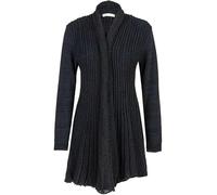 Womens Crochet Knitted Waterfall Cardigan Ladies Long Sleeve Open Front Knitted Sweater Oversized Knit Sweater Top Casual Wear Winter Warm Wear Fancy Party Xmas Waterfall Cardigan Plus Size