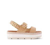 Women's Crochet Wedge Sandals Toms Giana Beige 36,5