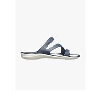 Women's Crocs 203998-462 SWIFTWATER SANDAL Womens Sandals Navy/White - Blue - Size: 4