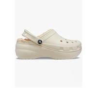 Crocs Classic Platform Lined Clog Bone Size 4 UK Women