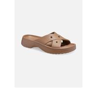 Women's Crocs Classic Cross Strap Synthetic Women's Milk Chocolate Sandals - Brown
