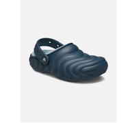 Women's Crocs Classic Lined Overpuff Synthetic Women's Nightfall Clogs - Navy