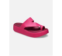 Crocs | Women | Getaway Platform Toe Loop | Sandals | Dragon Fruit | 4