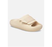 Women's Crocs Mellow Luxe Slide Synthetic Shitake Slides - Brown - Size: UK 9 / eu 43-44 / us m10w12