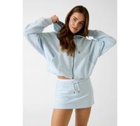 Women's crop hoodie Guess OS Bleu M
