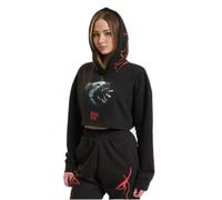 Women's crop hoodie Thug Life Dusky Noir L