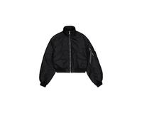 Alpha Industries MA-1 Cropped Bomber Jacket Women for Women Size XS - black