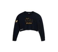 Women's crop sweater Superdry Varsity Bleu L
