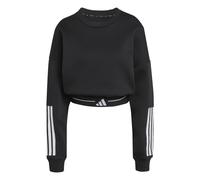 Women's crop sweatshirt adidas Hyperglam 3 Stripes 2XL