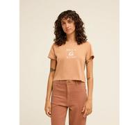 Women's crop T-shirt Billabong Surfing In Town Orange S
