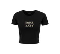 Women's crop T-shirt Days Beyond Take It Daisy Noir L