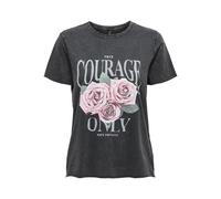 Women's crop T-shirt Only Lucy Noir M
