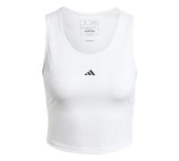 Adidas Tech-fit Crop Tank Sports Top White L Woman