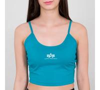 Women's crop top Alpha Industries Basic Bleu L