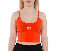 Women's crop top Alpha Industries Basic Rouge XS