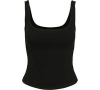 Urban Classics Women's Top Ladies Wide Neck Top T-Shirt, Black, XS