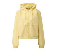 Women's Cropped Cotton Hooded Jacket QS Jaune L