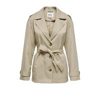 ONLY Women's Onlline Short Trenchcoat OTW Noos Trench Coat, Humus, XL