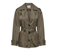 ONLY Women's ONLLINE Short Trenchcoat OTW NOOS, Walnut, XS