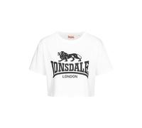 Women's cropped T-shirt Lonsdale Gutch Common Blanc L