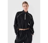 Women's cropped transition jacket with a stand-up collar 4F 4FRSS24TTJAF0886-20S