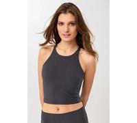 Womens Cross-Back Cropped Tank Top Mandala L