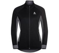Women's cross-country ski jacket Odlo Jacket BRENSHOLMEN (black - new Odlo graphite grey)