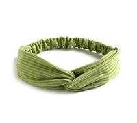 Women's Cross Headband, Boho Cross Knotted Hair Band, Elastic Hair Accessories, Hair Accessories, Fabric Headbands for Women, Sports Yoga, Army Green