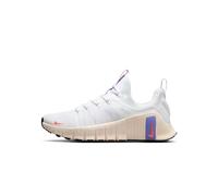 Nike Free Metcon 6 Women's Workout Shoes (White/Violet Mist/Chalk/Hot Lava), White/Violet Mist/Chalk/Hot Lava, 6