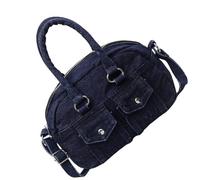 Women's Crossbody Bag Stylish Jeans Handbag Large Capacity Shoulder Purse Casual Top Handle Bag For Various Occasion Motorcycle Jeans Shoulder