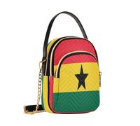 Women's Crossbody Handbags Allover Print Design Waterproof Polyester Tear Resistant Top Handle & Crossbody Versatile Daily Fashion Ghana Flag