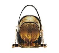 Women's Crossbody Handbags Ultrasonic Quilted Waterproof Gold Dripping