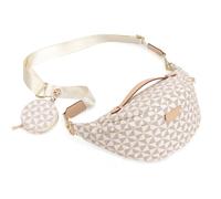 Women's Crossbody Sling Belt Bag - Checkered Fanny Pack with Small Wallet,Checkered Crossbody Bag for Daily, Beige, Chic