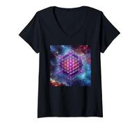 Women's Crown Chakra Soul Divine Wisdom V-Neck T-Shirt