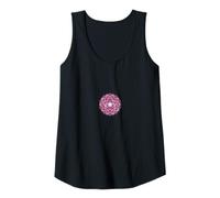 Womens Crown Chakra Symbol | Purple Mandala Design Tank Top