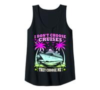 Womens CRUISE LIFE CHOSE HER - OCEAN VIBES MODE ON Tank Top