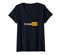 Womens Cruise QOS - Sexy Cruising Bon Voyage Gifts V-Neck T-Shirt