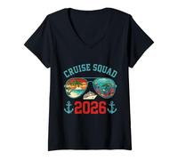 Women's Cruise Squad Punta Cana Vacation Trip 2026 V-Neck T-Shirt