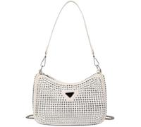 Women's Crystal Bling Crossbody Bags(White)