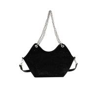 Women's Crystal Blingy Tote Bag Bucket Crossbody Rhinestone Evening Purse Chain Shoulder Bags Handbags Purses Wallets