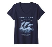 Women's Crystal Cove State Park V-Neck T-Shirt