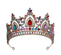 Women's Crystal Crown Tiara, European American Wedding Bridal Birthday Party Headwear