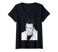 Womens Culture Club Boy George Montreux Pop Festival Switzerland V-Neck T-Shirt