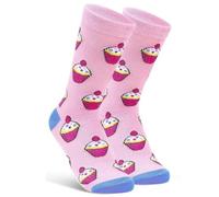 Womens Cupcakes Pink Novelty Socks One Size UK 4-7 EU 36-40
