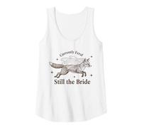 Womens Currently Feral Still the Bride Bachelorette Fox Tank Top