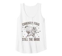 Womens Currently Feral Still The Bride Bachelorette Tank Top