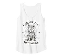 Womens Currently Feral Still The Bride Funny Wedding Tank Top